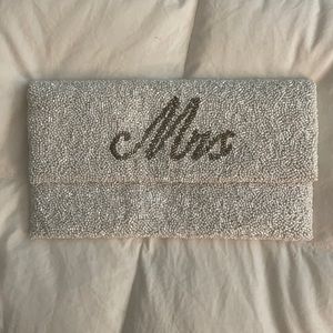 Moyna MRS beaded bridal clutch
